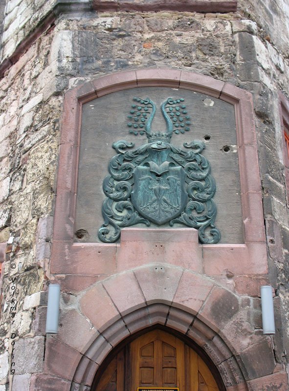 Wappen am Eingang des Rathauses Nordhausen - 09.04.2007
