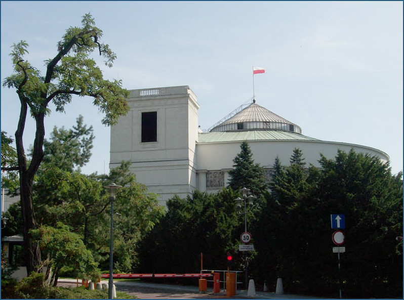 Warszawa 08.2009. Der polnische Sejm / Sejm Rzeczpospolitej Polski