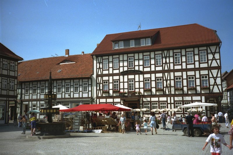 Werningerode, die bunte Stadt am Harz, dig. Dia von 1993