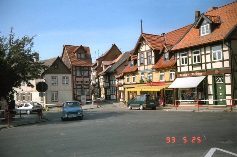 Werningerode, die bunte Stadt am harz - dig. Dia von 1993