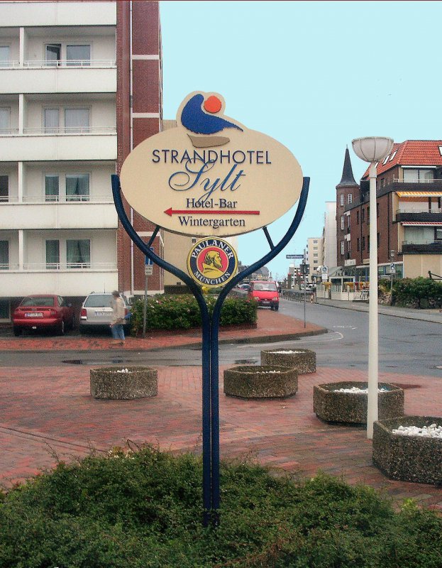 WESTERLAND auf SYLT, am Strandhotel, 2003