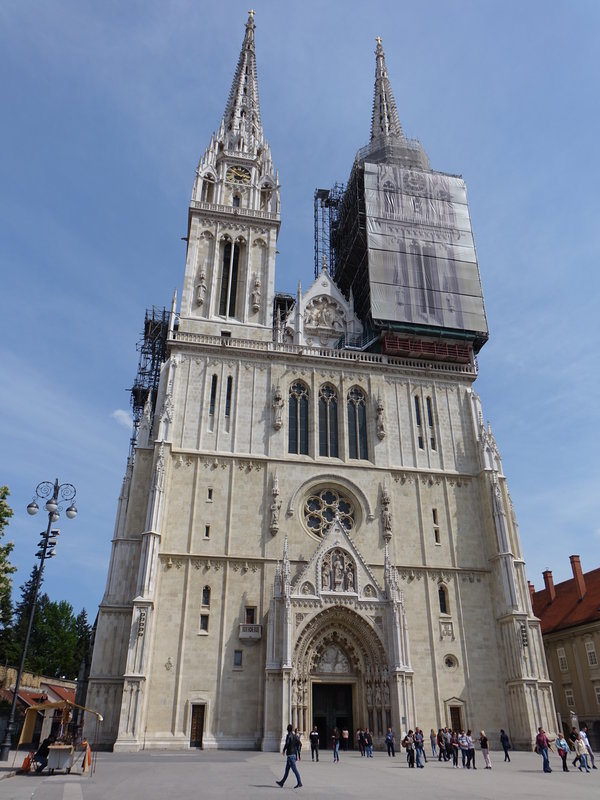 Zagreb Kathedrale Maria Himmelfahrt Ehem Stephansdom Erbaut Im