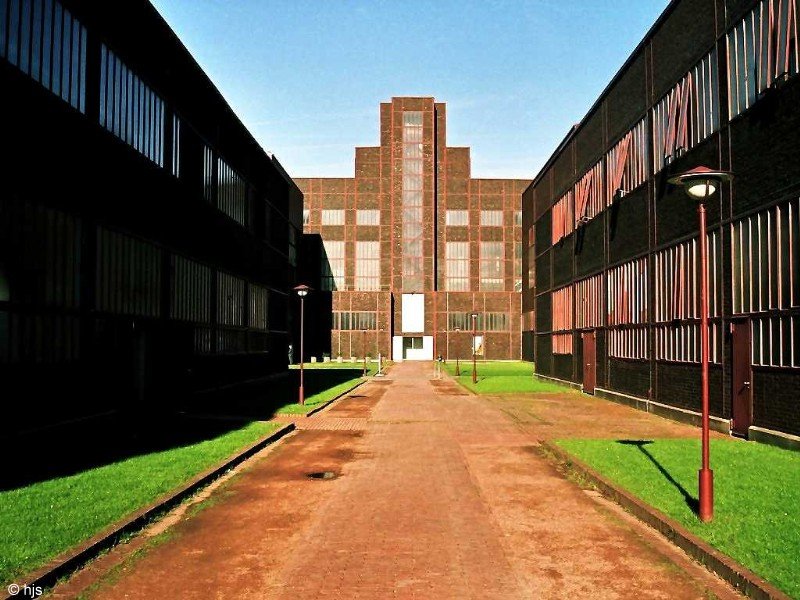 Zeche Zollverein: Blick auf das Kesselhaus (27. Oktober 2006)