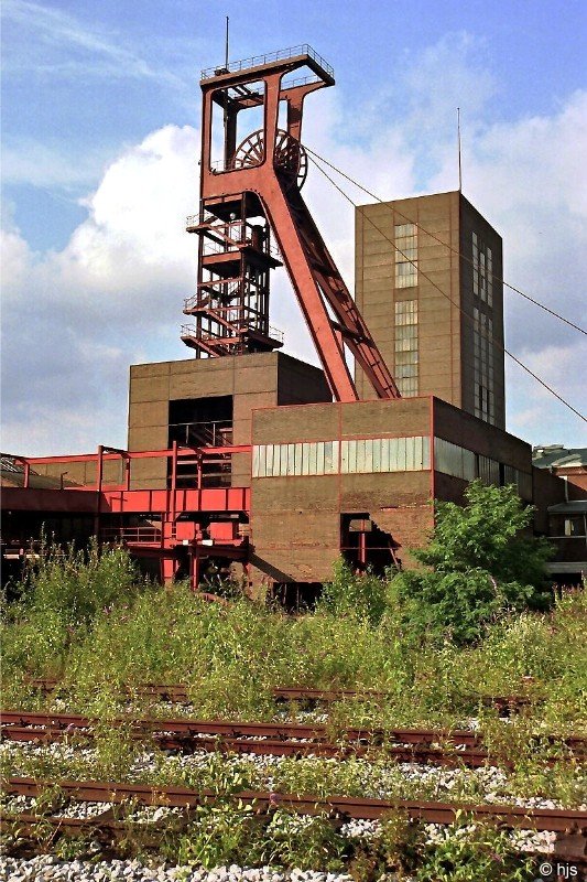 Zeche Zollverein Schacht 1/2/8 (20. Juli 2000)