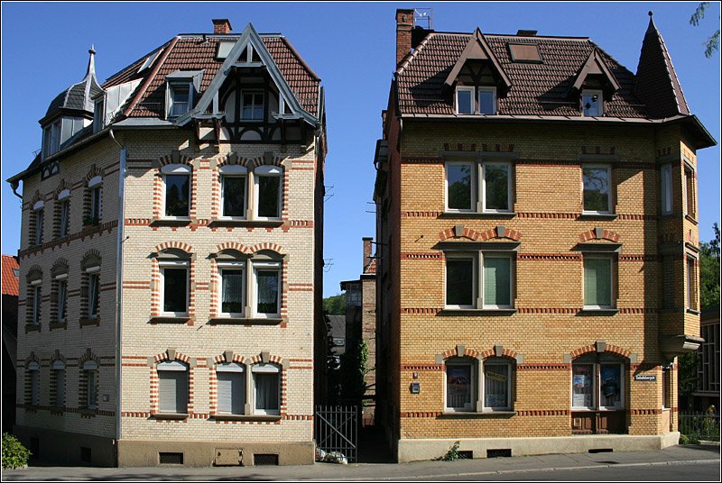 Zwei Huser in Stuttgart. 2.5.2007 (Matthias)