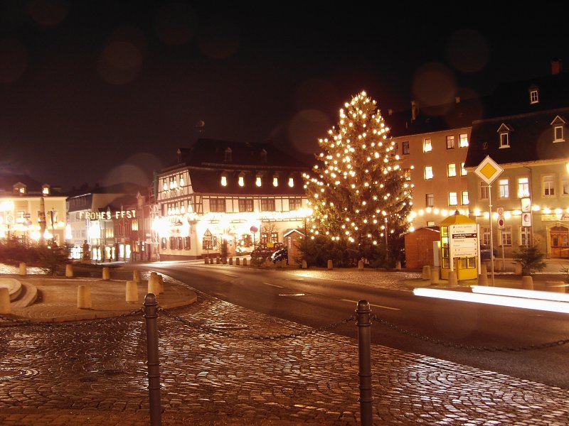 Zwnitz, Kreis Stollberg/Erzgeb. Am Markt Dez.2004