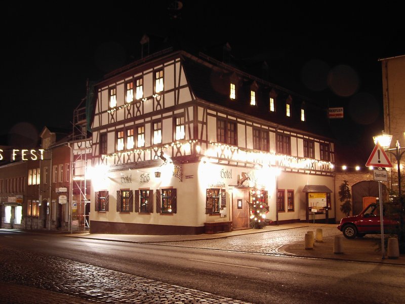 Zwnitz, Kreis Stollberg/Erzgeb. Am Markt Dez. 2004